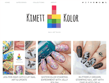 Tablet Screenshot of kimettkolor.com